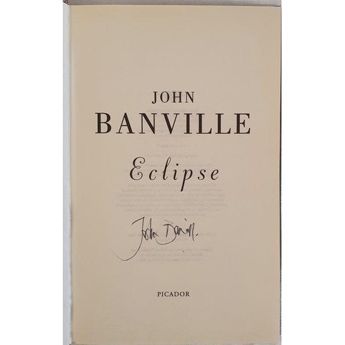 273 - John Banville; Eclipse, SIGNED first edition, first print HB, Picador 2000