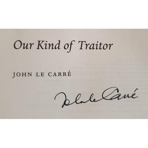 291 - SIGNED Books: Our Kind of Traitor by John Le Carré, 2010; Where Have you Been by Joseph O'Connor, 20... 