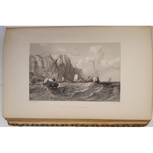 303 - Clarkson Stanfield. Stanfield's Coast Scenery. 1836. 1st. Engravings. Gilt cloth Irish book plate an... 