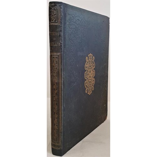 310 - Rev. G. N. Wright. Ireland Illustrated. 1840. 1st. With 80 steel engravings. Original gilt decorativ... 