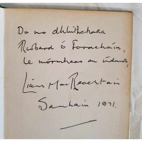 321 - O'Cuiv, A View of the Irish Language, 1969; Rícheol agus Rómánsaíocht, 1963; GaelScrínte San Eoraip;... 