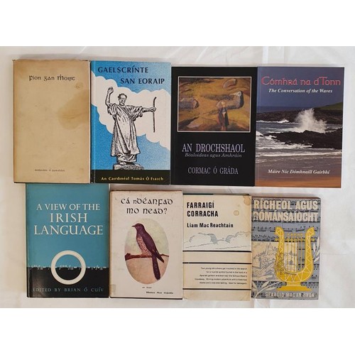 321 - O'Cuiv, A View of the Irish Language, 1969; Rícheol agus Rómánsaíocht, 1963; GaelScrínte San Eoraip;... 