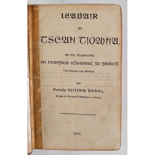 328 - Leabhuir an tSean Tiomna - ar na dtarruing on teanguidh ughdarach go Gaidhlig tre churam agus saotha... 