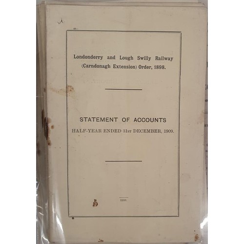 374 - Irish Railwayana: 1. Statutory Order, authorizing construction of the Londonderry & Lough Swilly... 