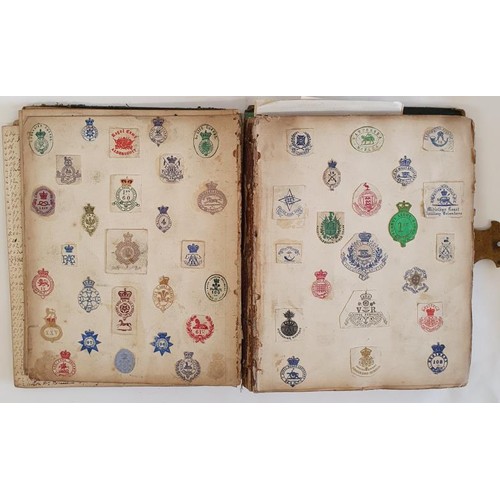 378 - Monograms: Album with Brass Clasp of c.600 monograms, with manuscript index. Boards Detached