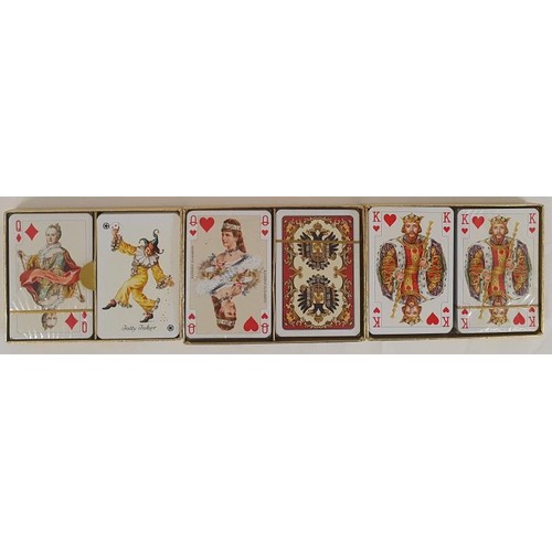 380 - 3 fine full sets of playing cards (mint & Unopened) in their original pictorial boxes, published... 