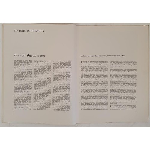 384 - The Masters - Francis Bacon. 1967. Folio. Illustrated in colour