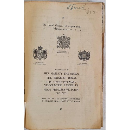 436 - Hardy's Anglers' Guide. Published by Hardy, 1926. Soft cover. 48th edition. Original stiff printed l... 