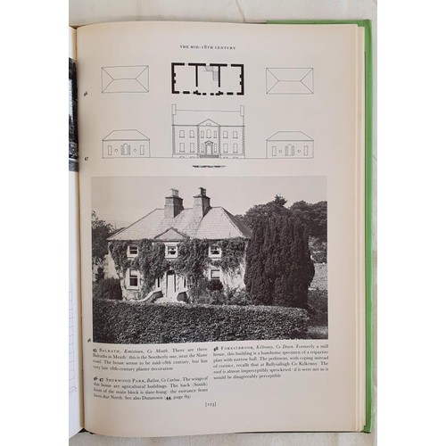 443 - Classic Irish Houses of the Middle Size by Maurice Craig. London. 1976 in dj. The first edition of t... 