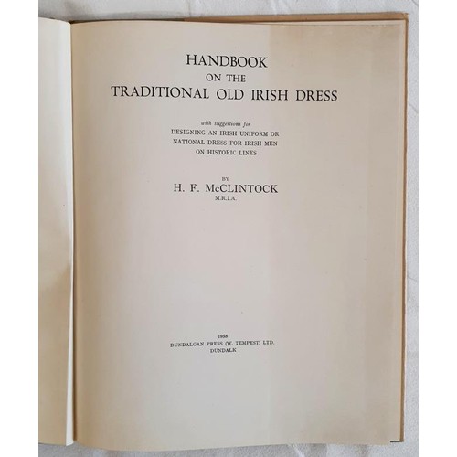 469 - Handbook on the Traditional Old Irish Dress, with suggestions for Designing an Irish Uniform or Nati... 