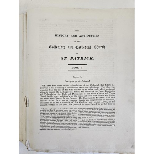 430 - Mason, William Monck. The History and Antiquities of the Collegiate and Cathedral Church. From its F... 