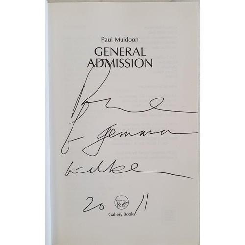 502 - Paul Muldoon: General Admission SIGNED, 2006.