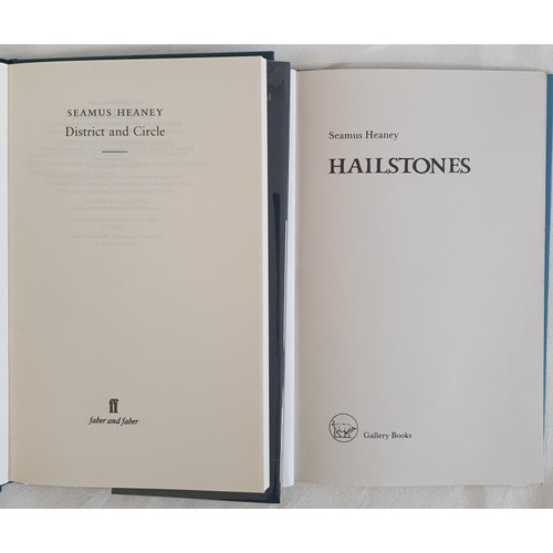 526 - Seamus Heaney, Hailstones, 1984, Gallery Press, limited edition of 750 copies, in card wraps in prot... 