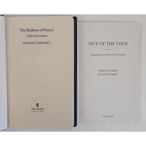 531 - Seamus Heaney. The Redress of Poetry. 1995. 1st in pictorial D.j., Ephemera; and Michael & Sarah... 