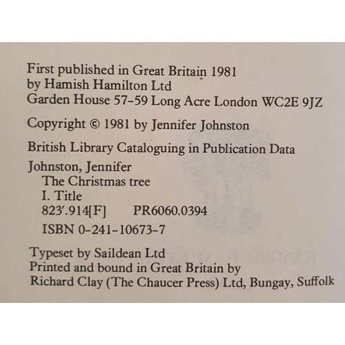 565 - Jennifer Johnson; The Christmas Tree, SIGNED first edition, first print, HB Hamish Hamilton 1981