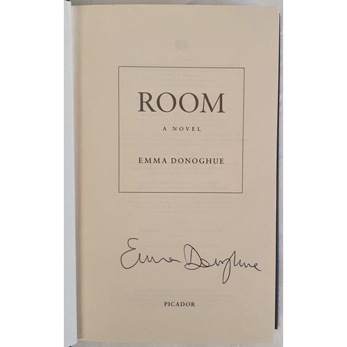 567 - Emma Donoghue; Room, SIGNED first edition first print HB, Picador 2010