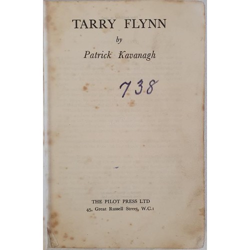 585 - Tarry Flynn. Kavanagh Patrick. Published by London Pilot Press / Aiglon Press, 1948; 1st edn 1st pri... 