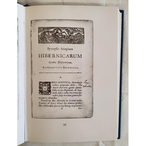 601 - [SIGNED by Charles Nelson]. The First Irish Flora: Synopsis Stirpium Hibernicarum by Caleb Threlkeld... 