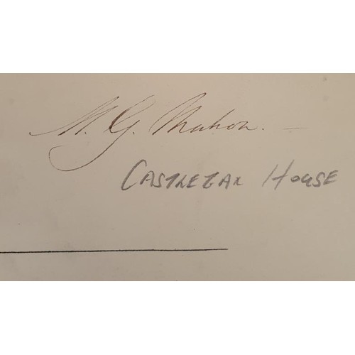 603 - The Vision of Don Roderick. c.1820. SIGNED by Ross Mahon of Castlegar House, Co Galway, later founde... 