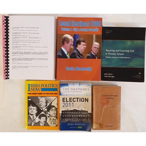 619 - Local Government in Ireland by Desmond Roche; The Tallyman's Campaign Handbook, Election 2011 by Noe... 