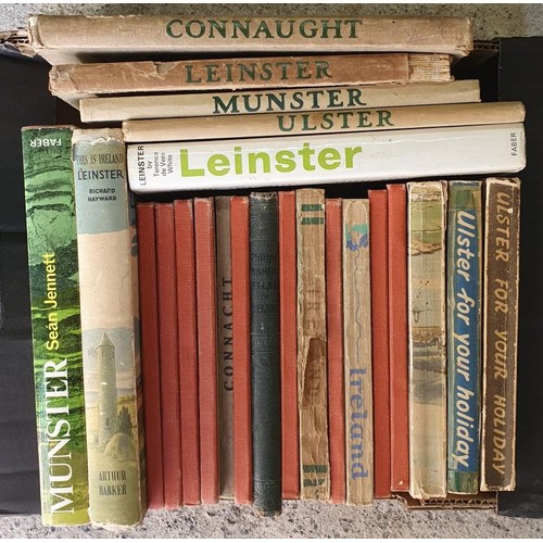 637 - Irish Provinces: A collection of books on the 4 Provinces of Ireland. Leinster, Munster, Ulster &... 