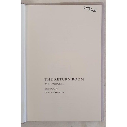 43 - The Return Room Rodgers, WR; Published by Blackstaff Press, 2010. 1st Ed. HB, DJ