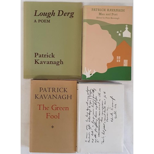 51 - Patrick Kavanagh. The Complete Poems. Peter Kavanagh Hand Press.1972, dj; The Green Fool. 1971.dj; L... 