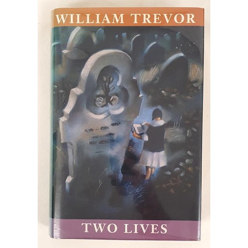 55 - William Trevor - TWO LIVES, First UK Edition 1991, First Printing. Signed to the title page by Willi... 