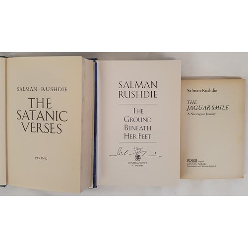 66 - Salman Rushdie – The Satanic Verses. First UK edition, First Printing, published 1988. The Jag... 