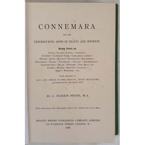 79 - Connemara and the neighbouring spots of beauty and Interest. Achill Island, Cashel, Cleggan, Clifden... 