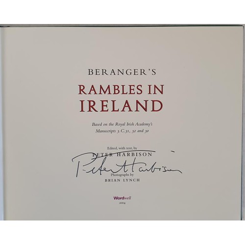 81 - Beranger’s Rambles in Ireland edited with text by Peter Harbison. Royal Irish Academy. 2004. O... 