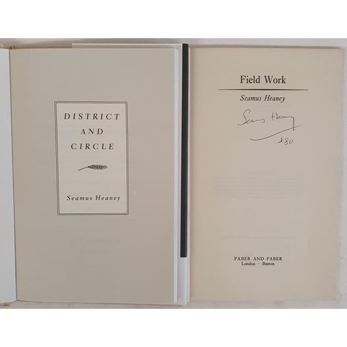 85 - Seamus Heaney. District & Circle. 2066. First U.S. edition. Pristine in attractive d.j.; Se... 