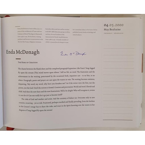 96 - The Whoseday Book, published by Irish Hospice Foundation. Dublin 1999. This copy is signed and inscr... 