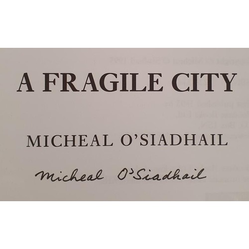 103 - Michael O’Siadhail – GLOBE and A FRAGILE CITY. Dermot Bolger – Night & Day. Sa... 