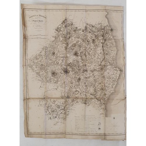 107 - Rev. G. N. Wright A Guide to the County of Wicklow. 1822. 1st. Very large folding map of County Wick... 