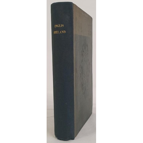 125 - Henry D. Inglis. A Journey Throughout Ireland during the Spring, Summer and Autumn of 1834. 1838. Co... 