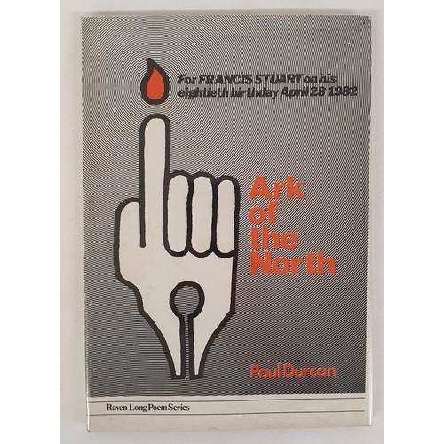 179 - Paul Durcan - Ark of the North, published by Raven Arts Press, Dublin 1982. Written by Paul Durcan a... 