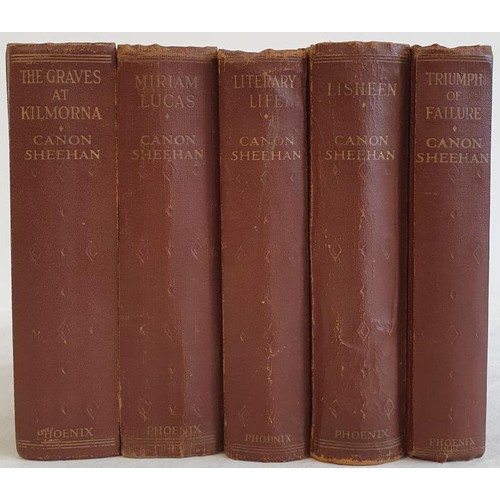 195 - The Works of Canon Sheehan of Doneraile, Co Cork. 5 vols. Phoenix Publishing Company, Dublin