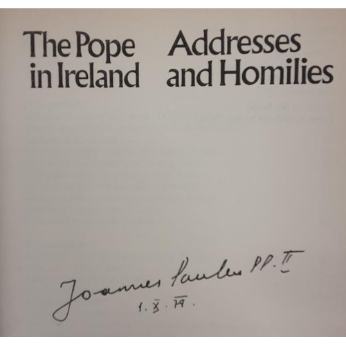 227 - The Pope in Ireland, A Pictorial record, published 979. A Pilgrim for Peace published 1979. The Pope... 