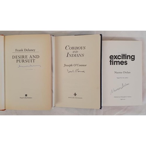 245 - SIGNED Modern First UK Editions: Cowboys and Indians; Joseph O’Connor; London,1991; Desire and... 