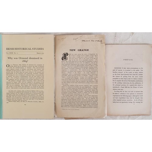 248 - Lord Dufferin. The Case of The Irish Tenant as stated sixteen years ago in the House of Lords. Febru... 