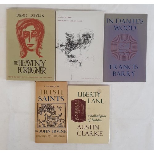 251 - Irish Poetry: In Dante's Wood by Francis Barry SIGNED. 1969. 224 of 250; The Heavenly Foreigner SIGN... 