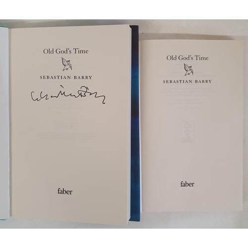 255 - Sebastian Barry – Old God’s Time, published 2023. First UK Edition, First Printing Signe... 