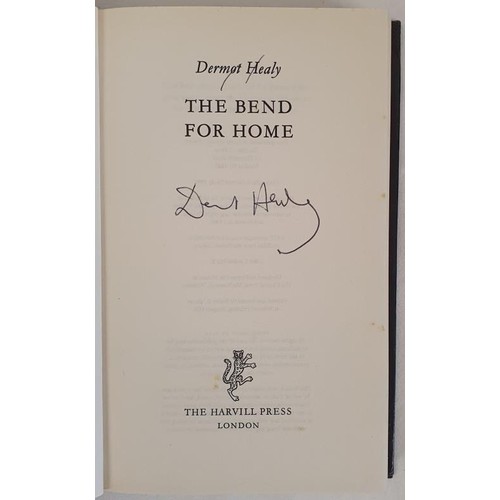 263 - Dermot Healy; The Bend for Home; signed first edition, first print HB, Harvill Press 1996