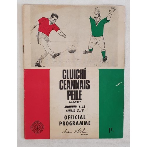 284 - All Ireland Football Final Programme 1967 Cork v Meath