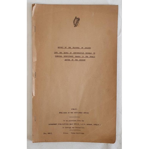 314 - Report of the Tribunal of Inquiry into the Rates of Remuneration Payable to Clerical Recruitment Gra... 