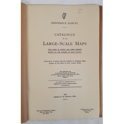 318 - Ordnance Survey: Catalogue of the Large-scale Maps: With Dates of Survey and Latest Revision Shown o... 