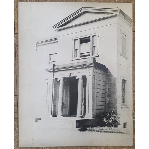 340 - A collection of large format photographs of Irish Georgian Buildings, mostly captioned, such as Powe... 