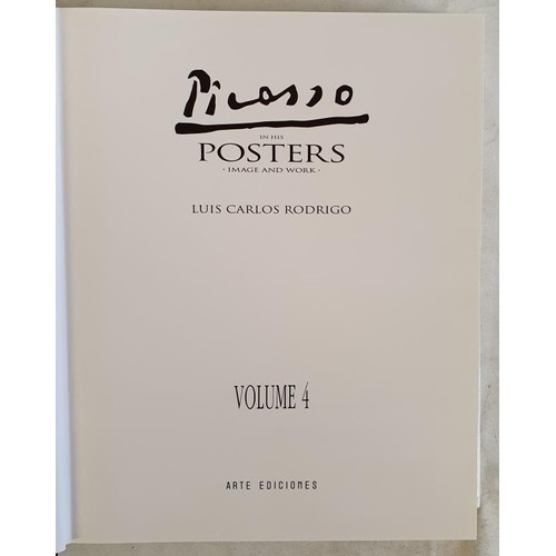 344 - Picasso in his Posters: Image And Work, 1992, 4 Volume set in near mint condition; superb vols of 24... 