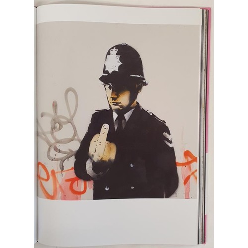 369 - BANKSY, - Banksy Laugh Now. Limited edition published by Moco museum, 2019. Images on satin pages. I... 